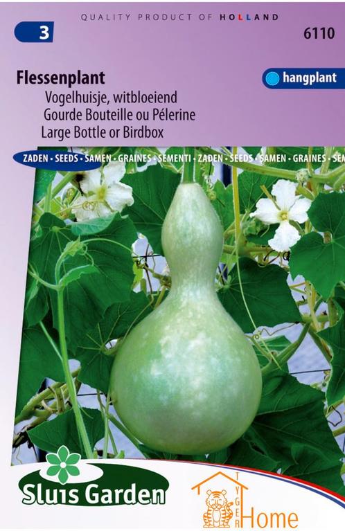 Cucurbita Flessenplant Vogelhuisje Zaden, Decoratieve, Tuin en Terras, Bloembollen en Zaden, Verzenden