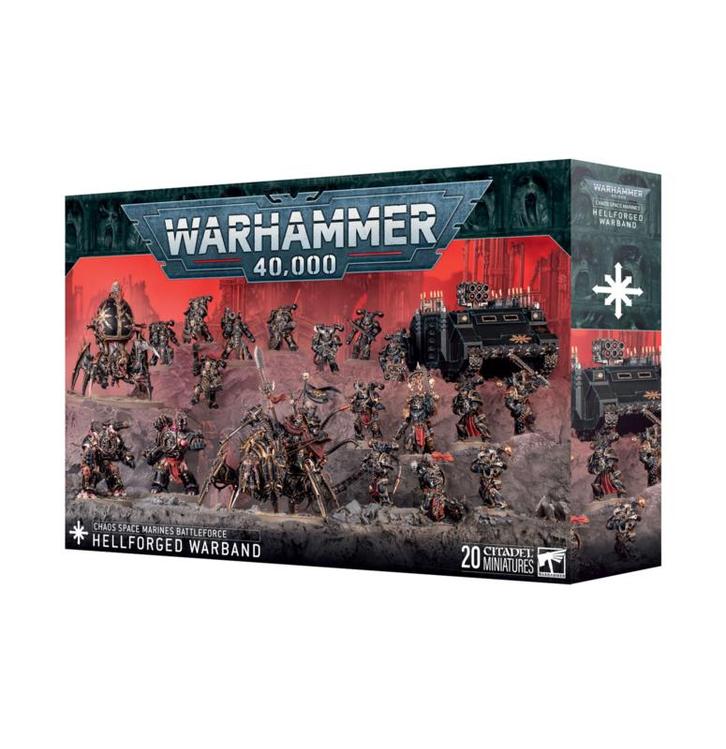 Battleforce Chaos Space Marines Hellforged Warband, Hobby en Vrije tijd, Wargaming, Nieuw, Ophalen of Verzenden