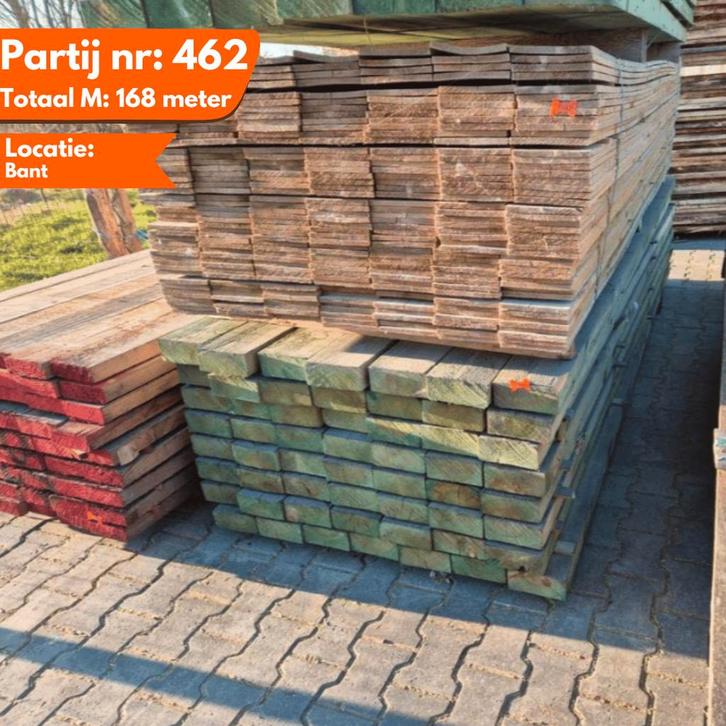 Vuren Balken 3000x155x65mm, Tuin en Terras, Overige Tuin en Terras, Ophalen of Verzenden