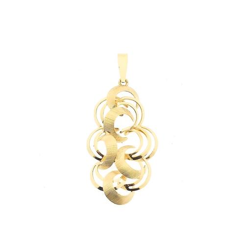 Vintage gouden hanger (vintage hanger, sierlijke hanger), Sieraden, Tassen en Uiterlijk, Bedels, Gebruikt, Overige merken, Goud