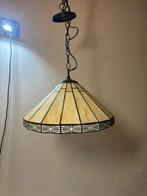 Lamp - Vintage Hanglamp Art Deco Geometrisch Stijl – Gouden, Antiek en Kunst