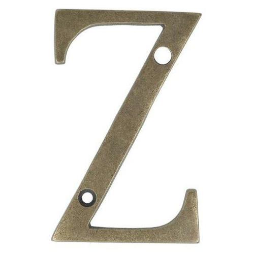 Letter groot Z, brons antiek, Huis en Inrichting, Woonaccessoires | Overige, Nieuw, Ophalen of Verzenden