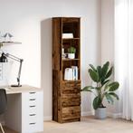 vidaXL buffetkast 37,5x35x180 cm bewerkt hout oud, Huis en Inrichting, Kasten | Buffetkasten, Verzenden, Nieuw, Overige houtsoorten