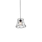 Retro hanglamp zwart 25 cm - Granny Frame, Nieuw, Overige materialen, Retro, 75 cm of meer