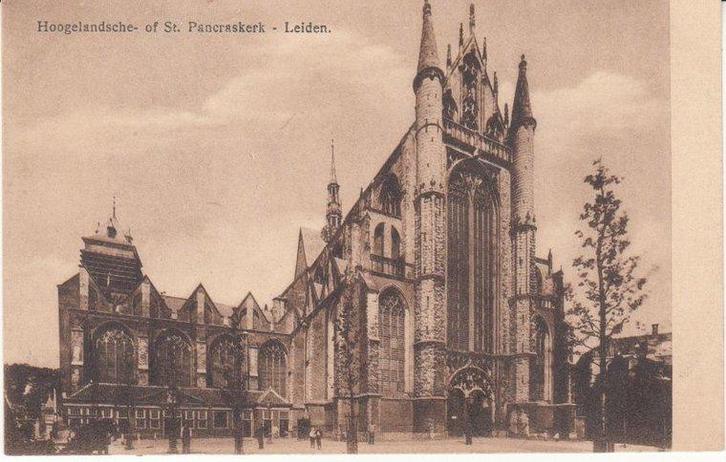 LEIDEN - Hogelandsche of St. Pancras Kerk, Verzamelen, Ansichtkaarten | Nederland, Verzenden