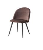 Set van 6 Fluwelen Eetkamerstoelen – Metalen Poten, Modern, Huis en Inrichting, Verzenden, Nieuw