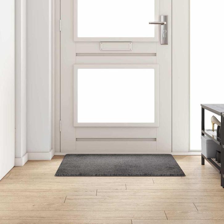 vidaXL Tapijt Loper Grijs 100 x 100 cm 100% Polypropylene, Huis en Inrichting, Stoffering | Tapijten en Kleden, Grijs, Nieuw, Verzenden