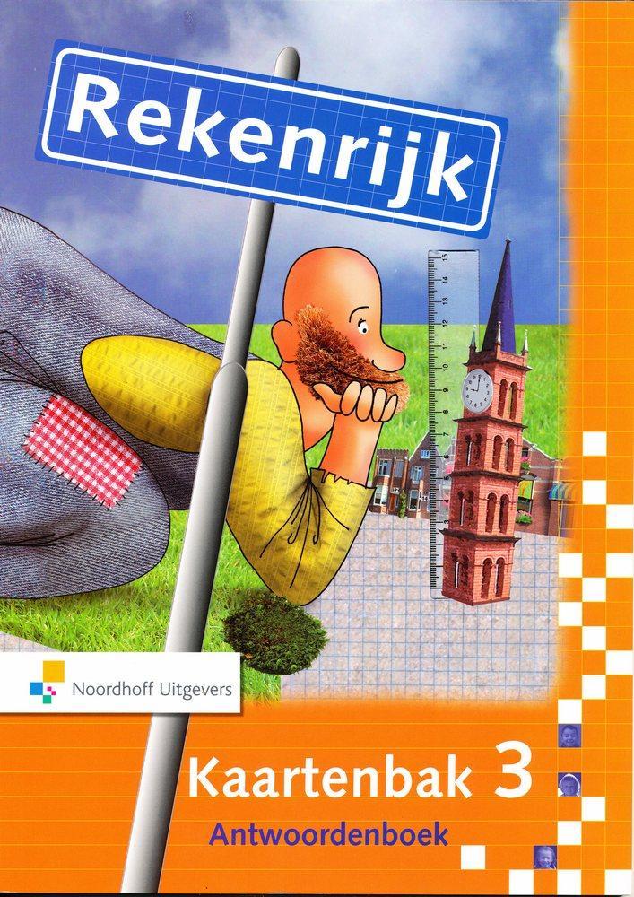 Rekenrijk versie 3 Antwoordenboek Kaartenbak groep 3, Boeken, Schoolboeken, Nieuw, Verzenden