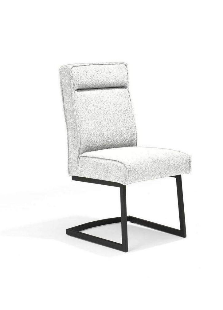 Eetkamerstoel Jones - eetkamerstoelen - Wit, Huis en Inrichting, Stoelen, Wit, Nieuw, Stof