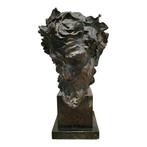 Vincenzo Gemito (Napoli, 1852 - 1929) - sculptuur, Testa di, Antiek en Kunst, Antiek | Keramiek en Aardewerk
