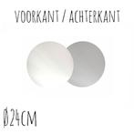 Taartonderzetter Wit / Zilver Ø24cm 100st., Hobby en Vrije tijd, Taarten en Cupcakes maken, Verzenden, Nieuw