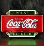 Coca-Cola Pause Refresh Neon Verlichting 62 x 42 cm, Huis en Inrichting, Woonaccessoires | Overige, Ophalen, Gebruikt