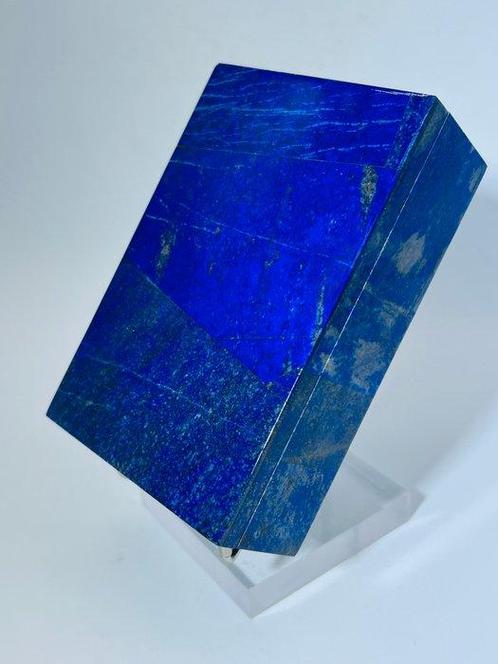 Prachtige vierkante lapis lazuli-doos – een tijdloos, Verzamelen, Mineralen en Fossielen