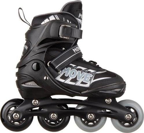 Move Fast Uni inlineskates (verstelbaar) Maat 38-41 / Zwart, Sport en Fitness, Skeelers, Ophalen of Verzenden