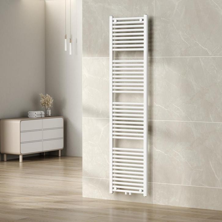 Wiesbaden Elara Sierradiator - 181.7x45cm - Glans Wit, Doe-het-zelf en Verbouw, Verwarming en Radiatoren, Nieuw, Ophalen of Verzenden