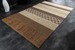 Handgeweven tapijt INKA 230x160cm bruinbeige strepen van, Nieuw, Ophalen of Verzenden