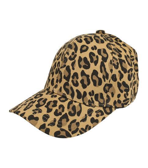 Cap Panter Print Maat 54cm - 58cm Zwart Bruin, Sieraden, Tassen en Uiterlijk, Uiterlijk | Haarverzorging, Verzenden