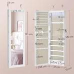 Sieradenkast met Spiegel – Wand- of Deurmontage met Slot, Verzenden, Nieuw