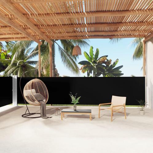 vidaXL Windscherm uittrekbaar 140x1000 cm zwart, Tuin en Terras, Zonneschermen, Nieuw, Verzenden