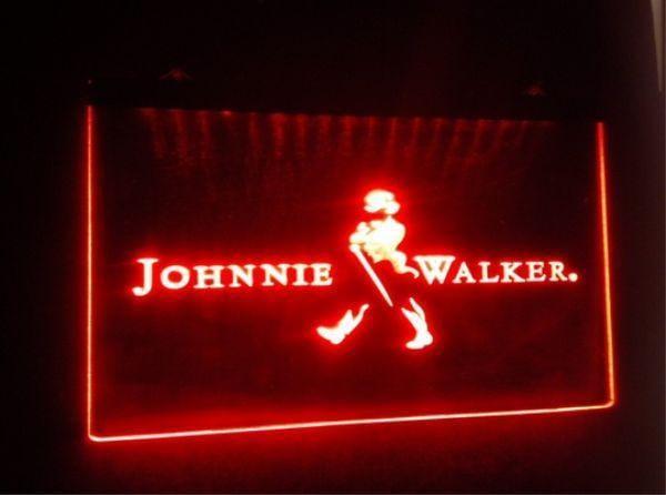 Johnnie walker neon bord lamp LED cafe verlichting reclame l, Verzamelen, Merken en Reclamevoorwerpen, Nieuw, Verzenden