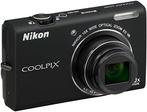 Nikon Coolpix S6200 Digitale Compact Camera - Zwart, Verzenden, Zo goed als nieuw