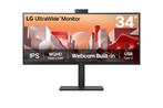 34 LG UltraWide 34BA85QE-B WQHD/DP/2xHDMI/USB-C/IPS, Computers en Software, Monitoren, Ophalen of Verzenden, Nieuw