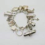 Zonder minimumprijs - Armband Zilver - Grote bedels, Nieuw