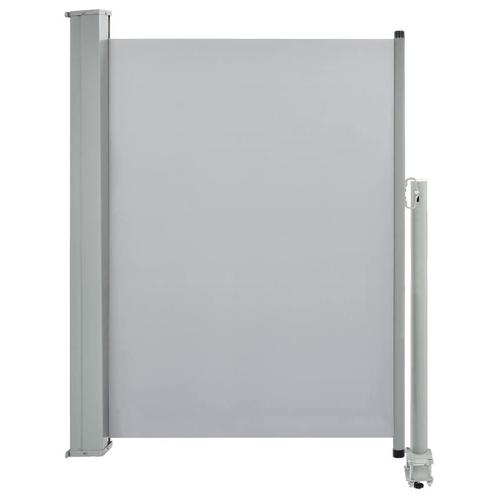 Uittrekbaar Windscherm Tuin Grijs | Tweedekansje | OP=OP, Tuin en Terras, Tuinschermen, Nieuw, IJzer, 100 tot 150 cm, 200 cm of meer