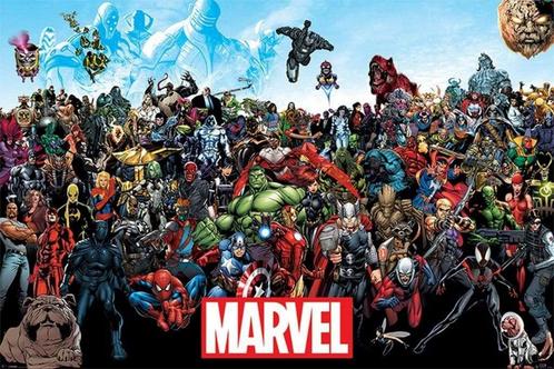 Poster Marvel Universe 91,5x61cm, Verzamelen, Posters, Nieuw, A1 t/m A3, Verzenden