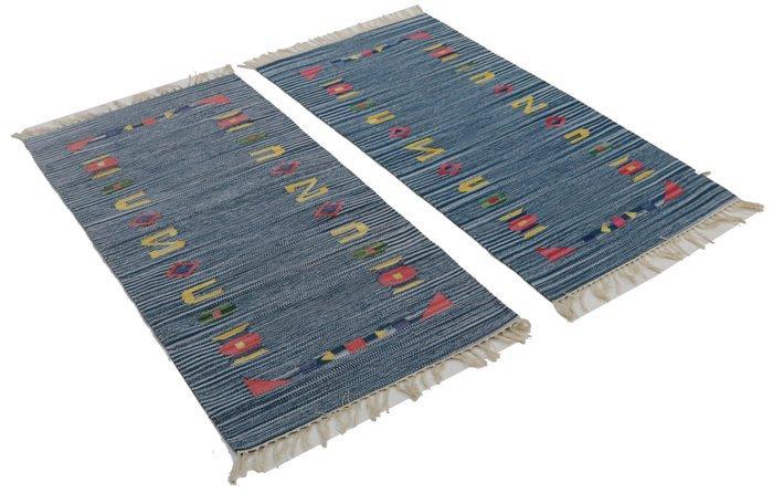 Modern Indo Kelim aus Wolle - Vloerkleed - 131 cm - 64 cm -, Huis en Inrichting, Stoffering | Tapijten en Kleden