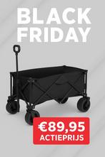 Bolderkar zwart XL - Black Friday Actie!!, Verzenden, Opvouwbaar, Nieuw