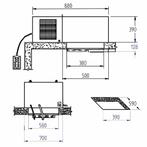 Diamond Plafondunit | 8.1-15.8m³ | -5°C/+5°C | 230V | 880x70, Ophalen of Verzenden, Nieuw