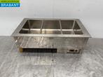 RVS Inbouw Bain Marie 3 x 1/1 GN 400V Horeca, Ophalen of Verzenden, Gebruikt