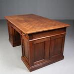 Soennecken bureau met uitdraaibare kasten ca 1910 eikenhout, Ophalen of Verzenden