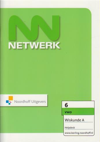Netwerk Wiskunde A 4e editie 6VWO Helpdesk 9789001711993, Boeken, Techniek, Zo goed als nieuw, Verzenden