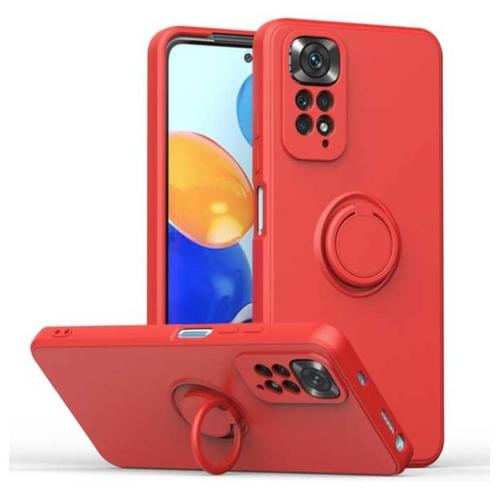 Xiaomi Mi 11 Hoesje met Ring Kickstand en Magneet -, Telecommunicatie, Mobiele telefoons | Hoesjes en Frontjes | Overige merken