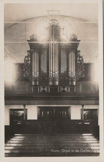 ARUM - Orgel in de Geref. Kerk, Verzamelen, Ansichtkaarten | Nederland, Verzenden