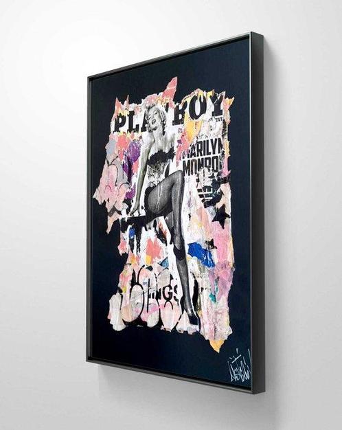 lasveguix (1986) - Fragment Marilyn Playboy, Antiek en Kunst, Kunst | Schilderijen | Modern