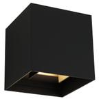 Zwarte up-down wandlamp Dion, 6W, warm wit, lichtstraal, Nieuw, Modern, Ophalen of Verzenden, Metaal