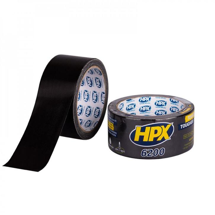 HPX 6200 Reparatie Tape 48mmx10m Zwart, Caravans en Kamperen, Kampeeraccessoires, Nieuw