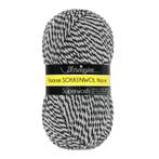 Scheepjes Noorse Wol Markoma 100g - 6845 - Beige, Zwart, Hobby en Vrije tijd, Breien en Haken, Verzenden, Nieuw