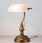 Bankierslamp - Messing, Antiek en Kunst