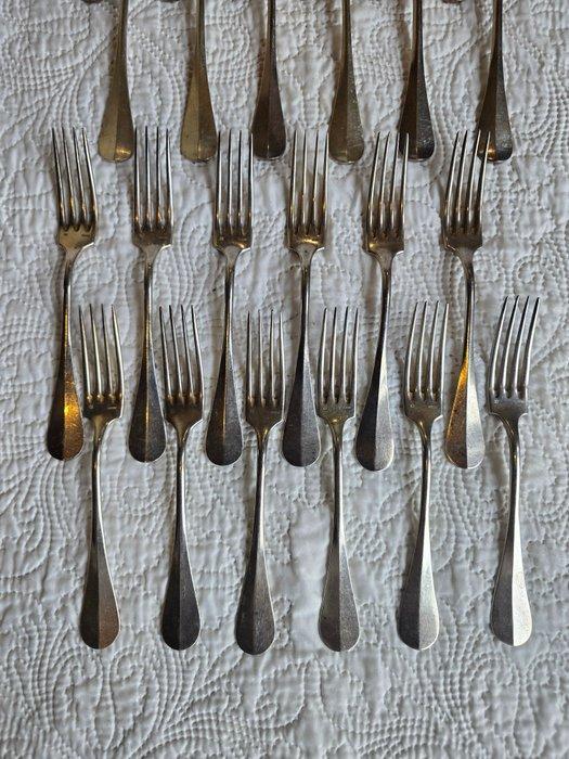 Ercuis - Bestekset (24) - Verzilverd, Antiek en Kunst, Antiek | Meubels | Tafels