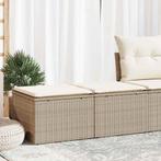 vidaXL 2-delige Loungeset met kussens poly rattan acacia, Verzenden, Nieuw, Rotan, Loungeset