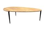 Salontafel ADLON set van 2 acacia hout naturel and marble, Huis en Inrichting, Tafels | Salontafels, Ophalen of Verzenden, Nieuw