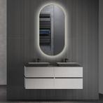 Badkamerspiegel met LED Verlichting en Verwarming 50x100cm -, Ophalen of Verzenden, Nieuw