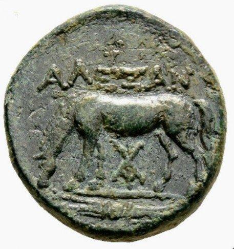 (302) Troas, Alexandria AE Circa 261-227 v.Chr. (4,80 g,, Postzegels en Munten, Munten | Europa | Niet-Euromunten