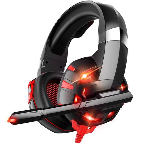 Strex Gaming Headset met Microfoon Rood - PC/XBOX/PS, Computers en Software, Headsets, Nieuw, Verzenden
