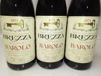 1971 Brezza Giacomo - Barolo - 3 Flessen (0.72L), Verzamelen, Nieuw