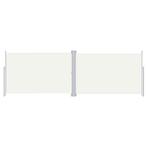 Creme Windscherm Uittrekbaar | Tweedekansje | Extra breed, Tuin en Terras, Zonneschermen, 450 cm of meer, Nieuw, Ophalen of Verzenden